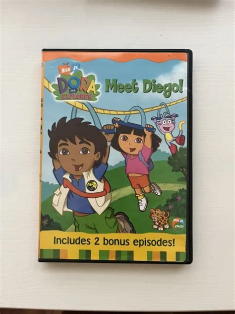 Dora The Explorer Meet Diego Dvd Nick Jr 299 Picclick