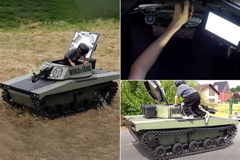 Dad Builds Functional Miniature Tank With Rotating Turret Inspired By