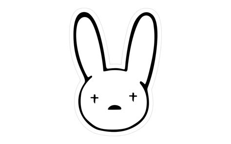 Bad Bunny Sticker Best Quality Bad Bunny Logo Decal X100pre Sticker By Carpert