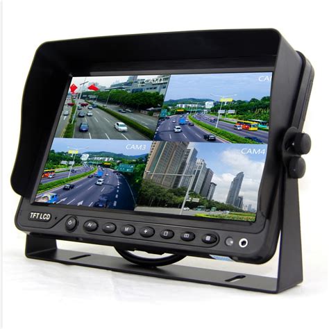 9 Inch Quad Hd Car Monitor With Dvr Function Support 256g Sd Card Video