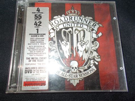 Roadrunner United The All Star Sessions Oz Cd Dvd Vgc Metal