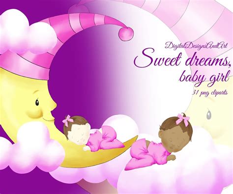 Sweet Dreams Baby Girl By Digitaldesignsandart Thehungryjpeg