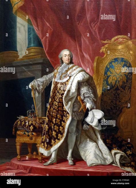 Retrato Del Rey Louis Xv De Francia 1710 1774 Por El Estudio De Louis