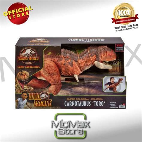 Promo Jurassic World Camp Cretaceous Super Colossal Carnotaurus Toro