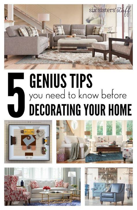 5 Genius Tips For Decorating Your Home Home Decor Home Decorating