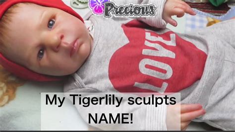 My New Reborn Baby Boys Namea Sculpt Box Opening And Moretigerlily