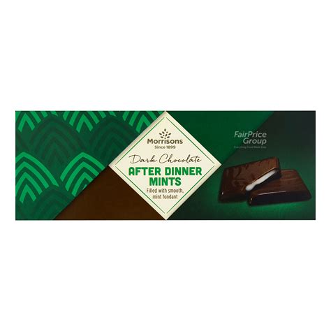 Morrisons Dark Chocolate Bar After Dinner Mints Ntuc Fairprice