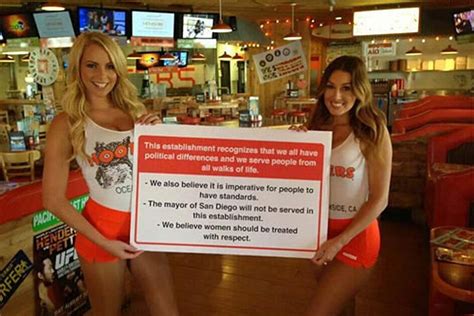 Hooters Has Standards And Boldly Bans San Diego Mayor Eater
