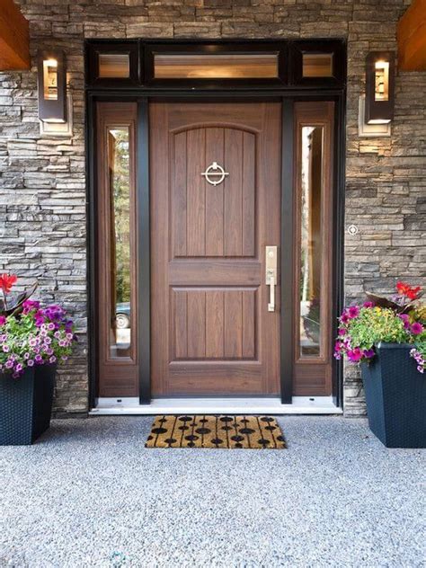 30 Eye Catching And Modern Main Entrance Door Designs Engineering Discoveries House Front