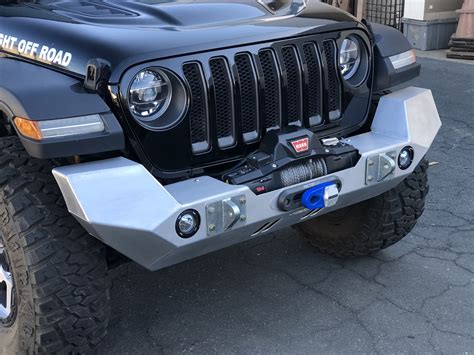 Jeep Wragler Jl Full Width Front Bumper Aluminum Jeep Bumper