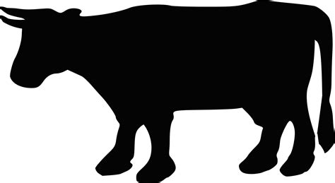 Clipart Cow Silhouette 2
