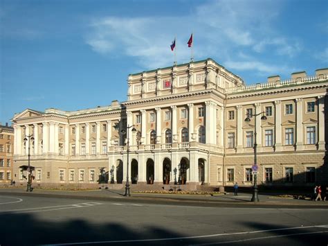 Mariinsky Palace Saint Petersburg Assemblée Législative De Saint
