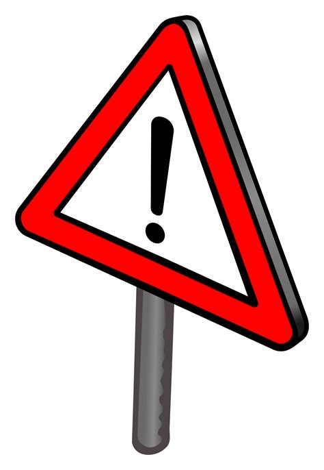 Clipart Traffic Sign Coloured