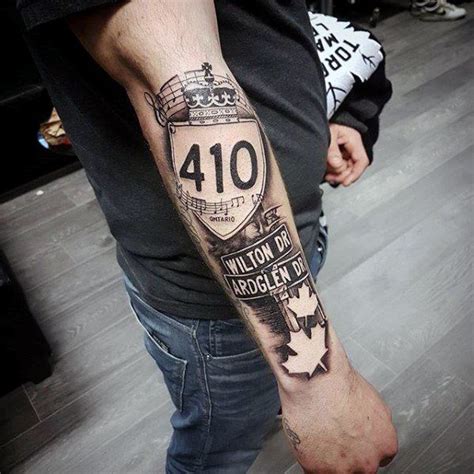 Pin On Street Sign Tattoo