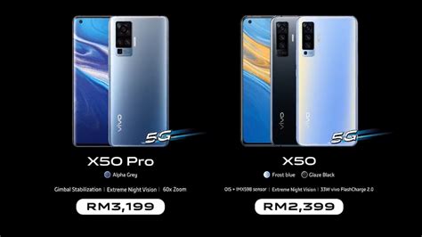 39,990 as on 15th april 2021. Vivo X50 and X50 Pro Malaysia: Everything you need to know