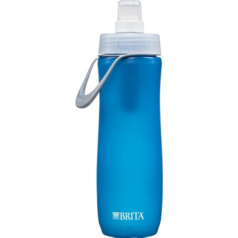 Blue Filtered Water Bottle From Brita - FridgeFilters.com