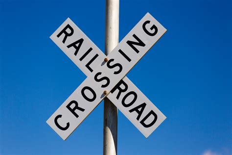 Railroad Crossing Sign Free Stock Photo Public Domain Pictures
