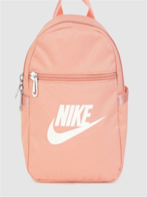 Buy Nike Women Peach Coloured Nsw Futura 365 Brand Logo Mini Backpack