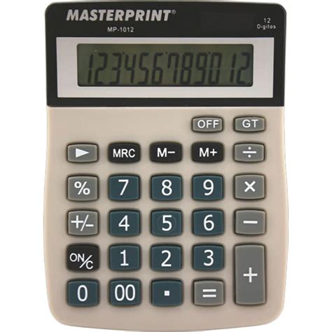Calculadora De Mesa Dígitos MP Masterprint Papelaria Criativa