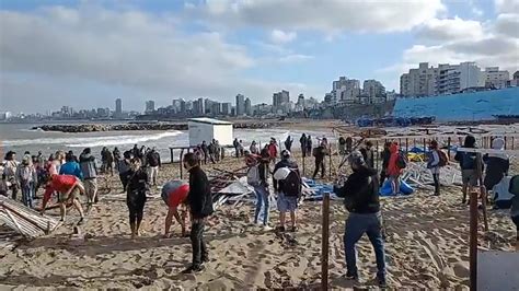 Una Protesta En La Playa Terminó Con Un Balneario Destrozado Infocielo