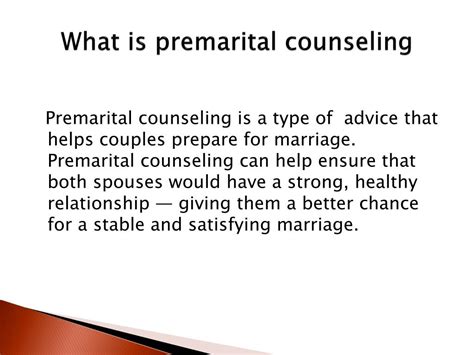 Ppt Pre Marital Counseling Andtests Powerpoint Presentation Free