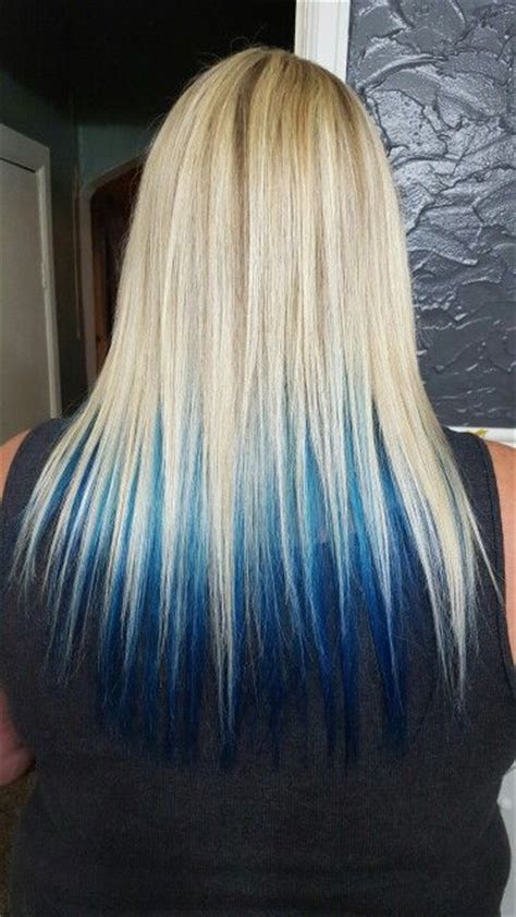Head Games Salon Blonde And Blue Hair Grey Hair Wax Blue Ombre Hair