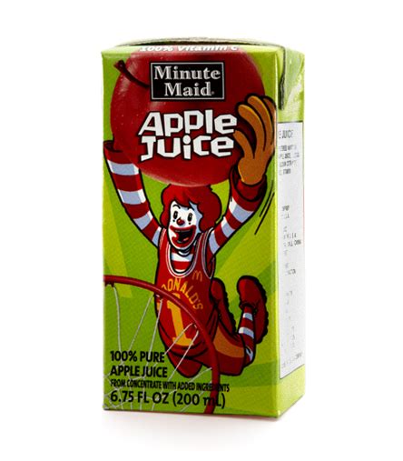 The healthy happy meal bill is poised to nudge kids and parents toward healthier kids' meals because the bill would require kids meals to meet healthier nutrition criteria if a toy is eat this instead! Apple Juice | McDonald's Wiki | Fandom