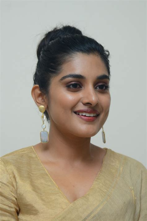 nivetha thomas saree stills at darbar movie pre release south indian actress