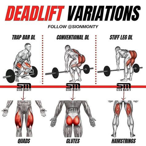 Fitnessgrowup On Instagram “workoutimportant Deadlift Variations By Sionmonty Follow