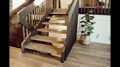 How To Install Laminate Flooring On Floating Stairs Youtube