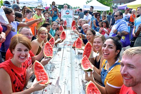 Sweet Summer At The Franklin Watermelon Festival Franklin Farmers Market