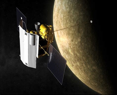 The Mercury Messenger Spacecraft Going Out In A Planned Blaze Of