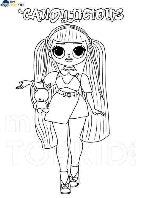 Coloring Pages Of Lol Omg Dolls Coloring Pages