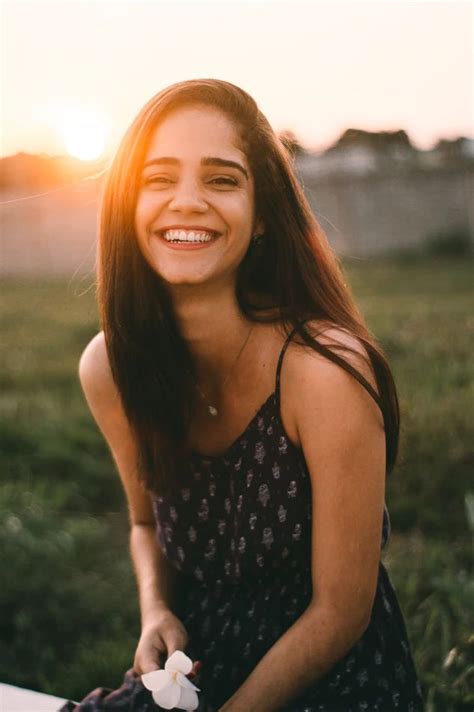 Woman Smiling In Selective Focus Photography Photo Free People Image