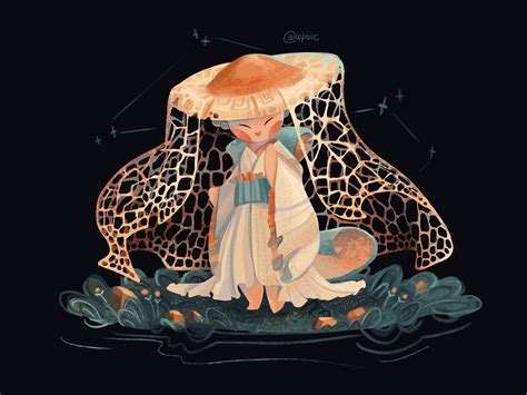 Mushroom Lady By Victoria Sav On Dribbble