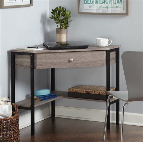 Smart ideas for empty corner decorations. Raymundo Corner Writing Desk | Desk in living room ...