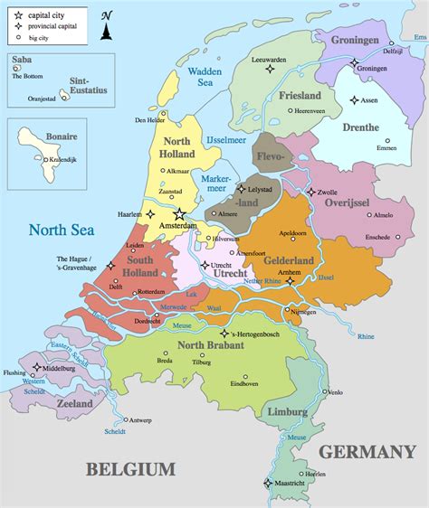 Map Of The Netherlands And Other Dutch Maps