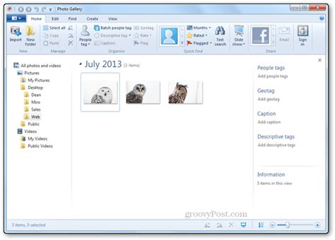Resize Multiple Photos With Windows Live Photo Gallery
