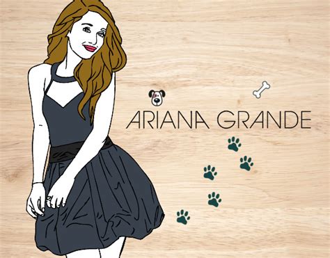 Desenho De Ariana Grande Pintado E Colorido Por Usu Rio N O Registrado