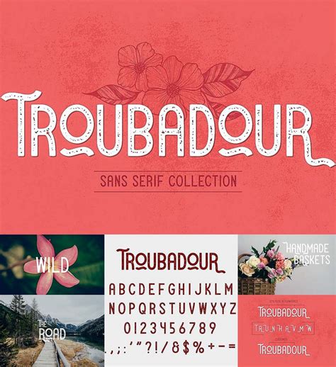 Troubadour Stylish Sans Serif Free Download