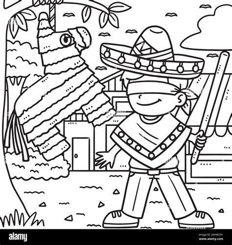 Descubrir más de 64 dibujo piñata para colorear última vietkidsiq edu vn