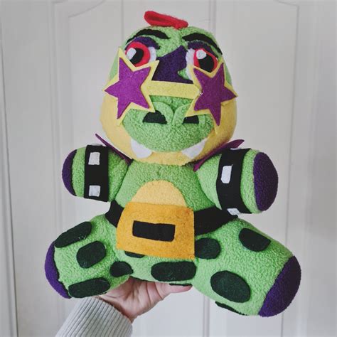 Monty Plush From Five Nights At Freddys Security Breach Etsy Uk