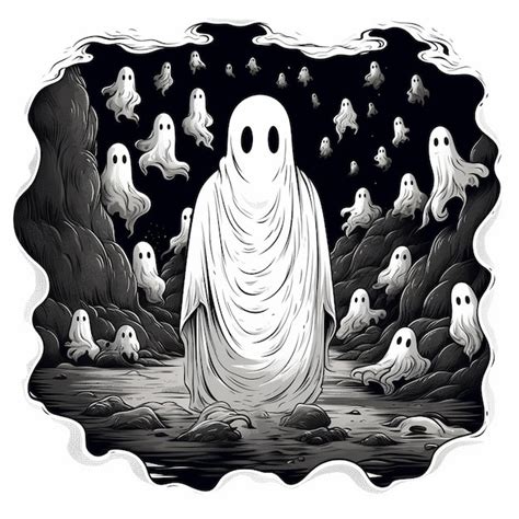 Premium Ai Image Horror Ghosts Chilling Apparitions