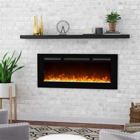 Grey houses fireplace mantle modern fireplace fireplace accessories contemporary fireplace decor interior architect residential interior fireplace wall cheap wall decor. Ivy Bronx DeMotte Wall Mounted Electric Fireplace Reviews ...