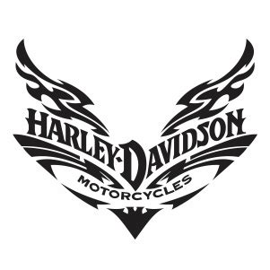 Harley Davidson Wings Up Logo Svg File Available For Instant Download Online In The Form Of