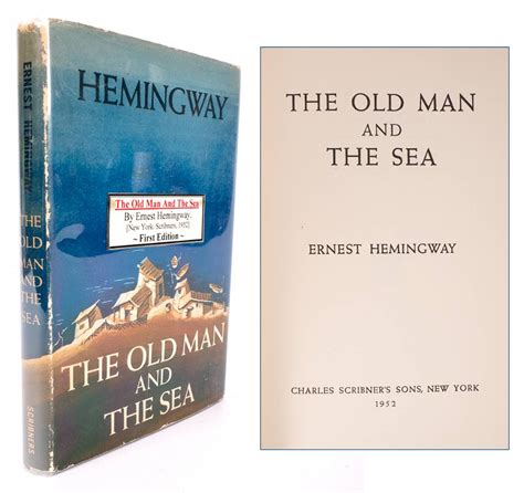 Ernest Hemingway The Old Man And The Sea 1st Edition 1952 At Whytes