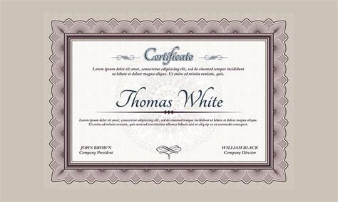 83 Psd Certificate Templates Free And Premium Templates