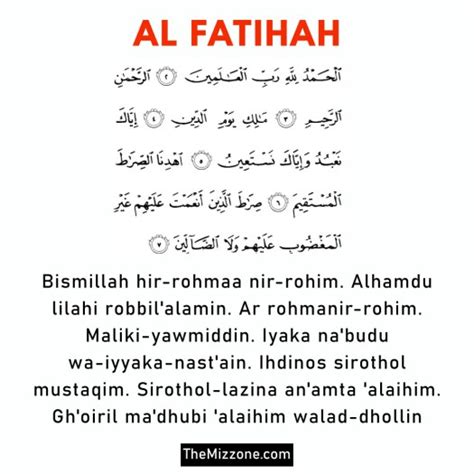 Maksud Surah Al Fatihah Dan Terjemahan Surah Al Fatihah Rumi Bahasa Vrogue