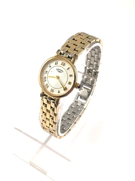 Vintage Rotary Gold Plated Quartz Ladies Watch 90s Great Etsy Uk