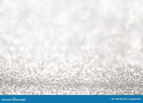 Silver Glitter Light Stock Photo Image Of Glitzy Glamour 146946728